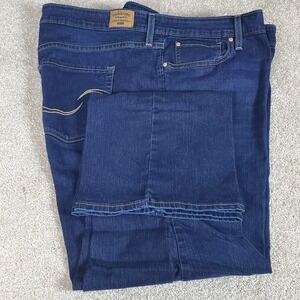 Levis Strauss Signature Women's Jeans Size 24M Mid Rise Boot Cut SeeMeasurements